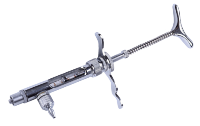 1 ml Metal and Glass Continuous Syringe - ERV-VI-ADD-00003