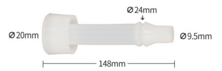 148 mm Milking Liner for 108 mm Shell - ERV-DF-LIN-00026