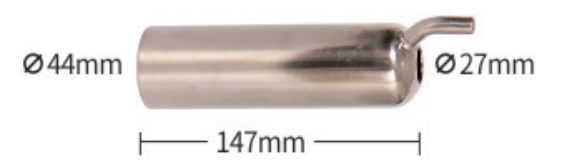 Matched shell dimensional reference for 175 mm Milking Liner for 147 mm Shell - ERV-DF-LIN-00025