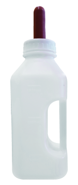 2 L Handled Milk Bottle with Screw-Cap Teat