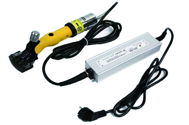 200W Electric Sheep Clipper with External Power Unit - yellow-handled clipper and external power unit - ERV-VI-AUX-00021