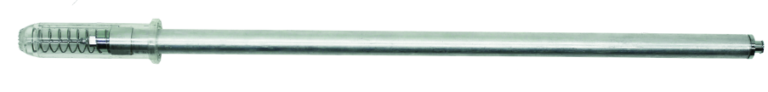 Long syringe extension with a protective sleeve at the needle end