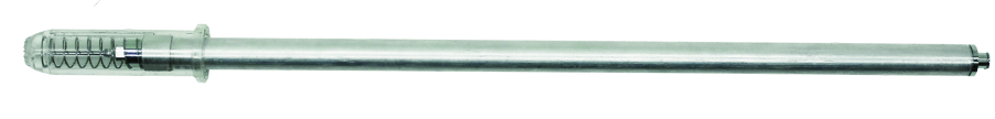 Long syringe extension with a protective sleeve at the needle end