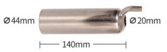 Matched shell dimensional reference for 293 mm Milking Liner for 140 mm Shell - ERV-DF-LIN-00011