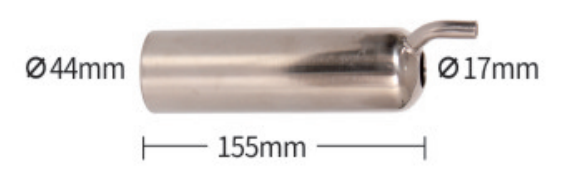 Matched shell dimensional reference for 293 mm Milking Liner for 155 mm Shell - ERV-DF-LIN-00012