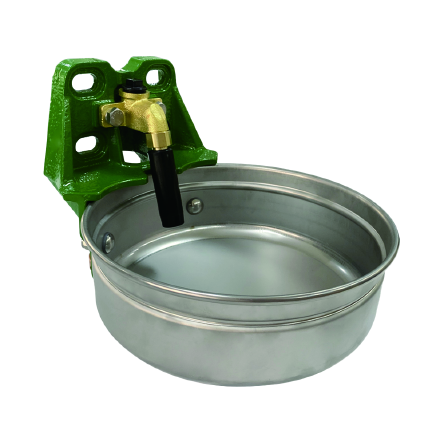 3 L Stainless Steel and Cast Iron Drinking Bowl