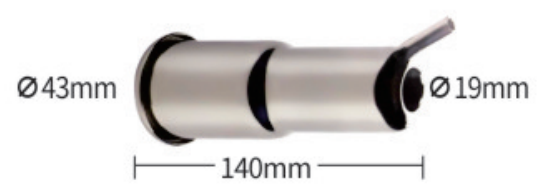 Matched shell dimensional reference for 305 mm Milking Liner for 140 mm Shell - ERV-DF-LIN-00018
