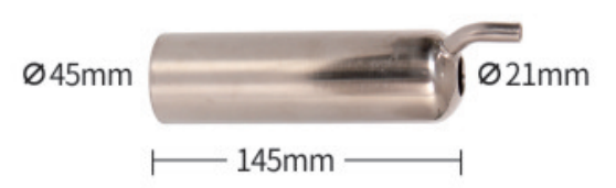 Matched shell dimensional reference for 305 mm Milking Liner for 145 mm Shell - ERV-DF-LIN-00013