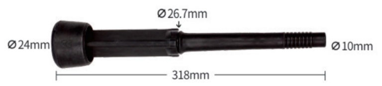 318 mm Milking Liner for 148.8 mm Shell - ERV-DF-LIN-00020