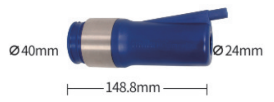 Matched shell dimensional reference for 318 mm Milking Liner for 148.8 mm Shell - ERV-DF-LIN-00020
