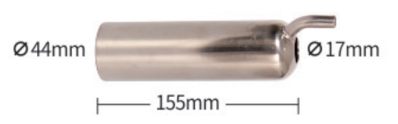 Matched shell dimensional reference for 318 mm Milking Liner for 155 mm Shell - ERV-DF-LIN-00017