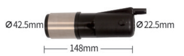 Matched shell dimensional reference for 322 mm Milking Liner for 148 mm Shell - ERV-DF-LIN-00023