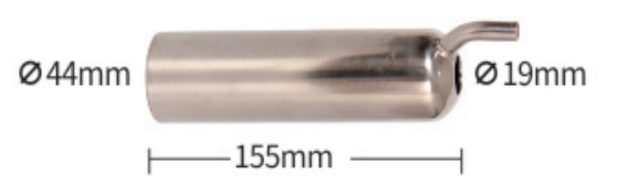 Matched shell dimensional reference for 325 mm Milking Liner for 155 mm Shell - ERV-DF-LIN-00014