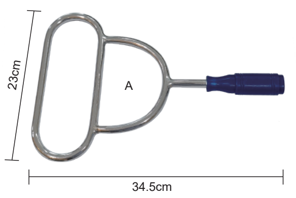 34.5 x 23 cm Cattle Mouth Gag - ERV-VI-FRM-00001