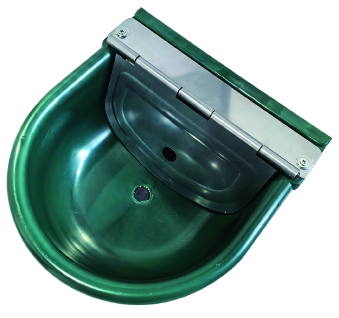 4 L Cattle Drinking Bowl with Stainless Steel Baffle