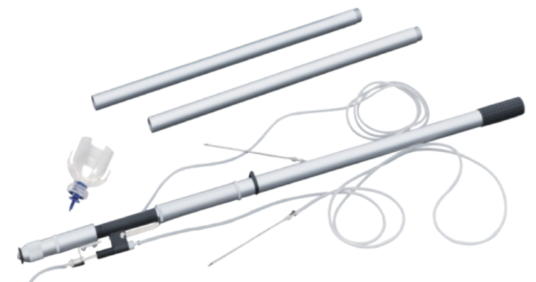 Long-handle 5 ml veterinary syringe with extension tubes and feeding accessories - ERV-VI-DRN-00002