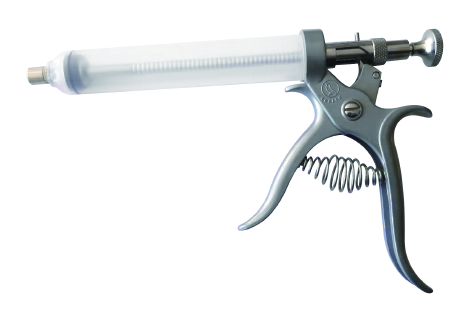 50 ml Pistol Veterinary Syringe with Aluminum Alloy Components