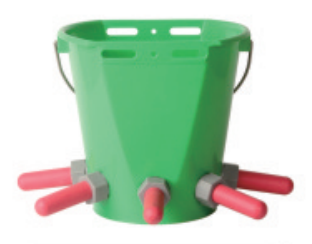 8L Five-Teat Calf Milk Feeding Bucket - ERV-DF-CAL-00027
