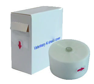 AI Sheath Covers - 80 per Box - boxed roll of AI sheath covers - ERV-VI-AI-00028