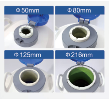 Liquid nitrogen tank neck openings: 50, 80, 125 and 216 mm - ERV-VI-SUP-00008