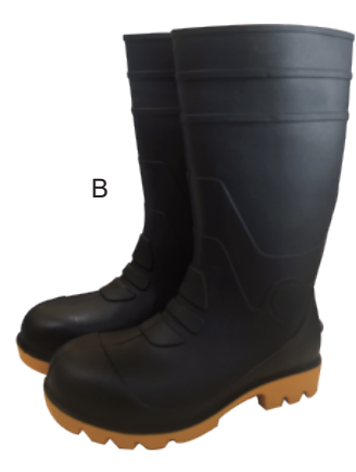 Black Farm Work Boots with Toe Options - ERV-VI-FRM-00018