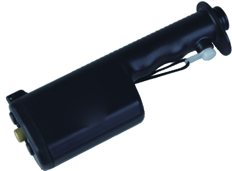 Black Livestock Prod Handle with Battery Options - black handle, housing and contacts - ERV-VI-RES-00010