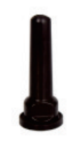 Black Ringed-Base Calf Feeding Teat - ERV-DF-FED-00020