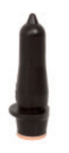 Black Slim Calf Feeding Teat - ERV-DF-FED-00012
