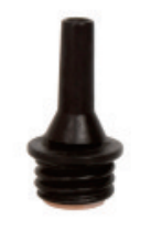 Black Wide-Base Calf Feeding Teat - ERV-DF-FED-00015
