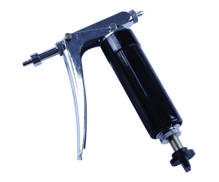 Chrome-Plated Brass Continuous Veterinary Syringe