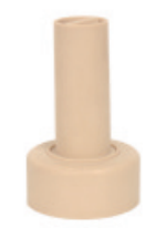 Cream Cylindrical-Base Calf Feeding Teat - ERV-DF-FED-00014