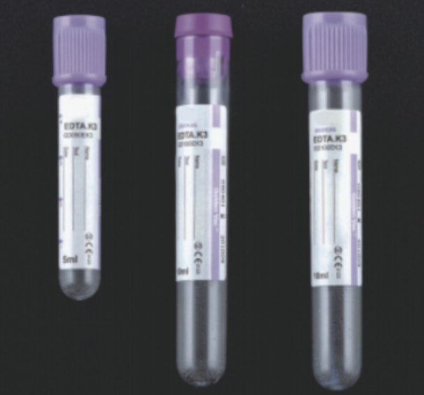 EDTA K2 and K3 Blood Collection Tubes 2-10 ml - ERV-VI-RES-00004