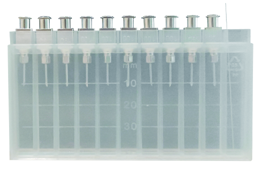 F-Type Veterinary Needles, 10 per Box with a storage box