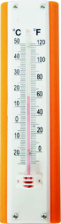 Farm Thermometer with Orange Frame - ERV-VI-TMP-00005