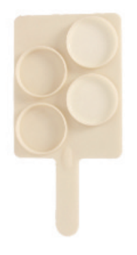 Four-Well ABS Milk Sampling Tray - ERV-DF-VAC-00003