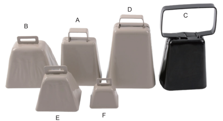 Iron Cattle Bells in Six Sizes - ERV-VI-SUP-00003