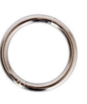 Medium Chrome-Plated Cattle Nose Ring - ERV-DF-EQP-00005