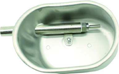 Oval Stainless Steel Cattle Drinking Bowl