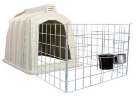 PE Calf Hutch 2200 x 1500 x 1550 mm - ERV-DF-FRM-00011