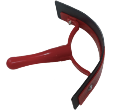 Plastic Horse Sweat Scraper with Flexible Rubber Edge - ERV-VI-AUX-00014