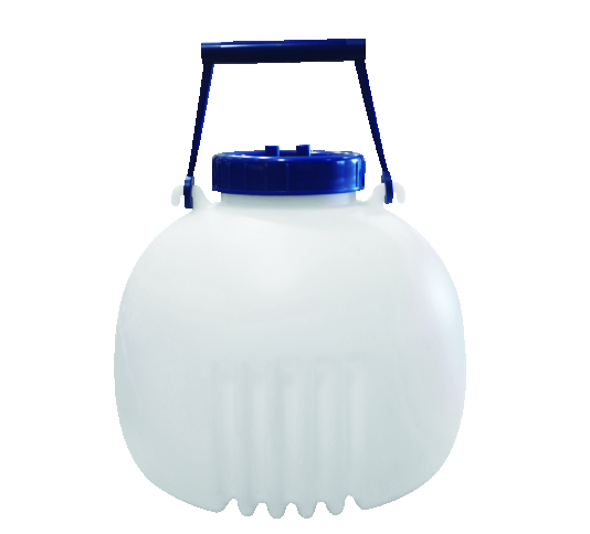 Plastic Quarter Milker Container