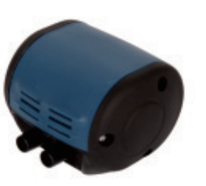 Pneumatic Milking Pulsator with Blue or Steel Cover - A - blue cover, 2 plastic ports - ERV-DF-PUL-00009