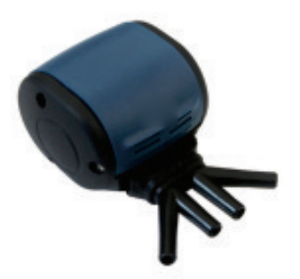 Pneumatic Milking Pulsator with Blue or Steel Cover - B - blue cover, 4 plastic ports - ERV-DF-PUL-00009