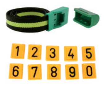 PU Cattle Identification Band with Number Markers - ERV-DF-ID-00001