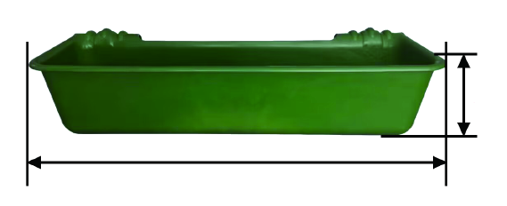 Reinforced Plastic Livestock Feeding Trough