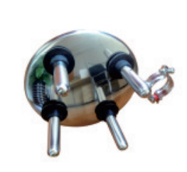 Round Milking Jetter Tray with Twin Tube Connections - ERV-DF-PAR-00029