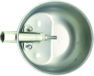 Round Stainless Steel Cattle Drinking Bowl