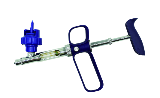 Bottle-Adapter Self-Filling Veterinary Syringe, 0.5–5 ml