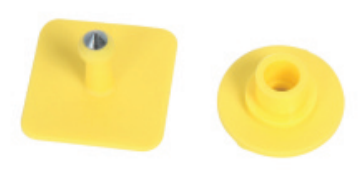 Square TPU Pig Ear Tags 31 x 31 mm - ERV-DF-ID-00005