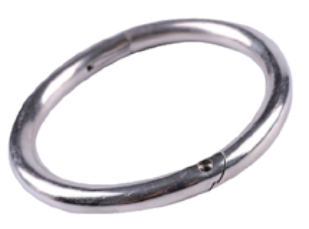 Stainless Steel Bull Nose Rings in Three Sizes - ERV-VI-HUS-00020